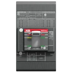 ABB XT1N 125 TMF 80-800 3p F F UL/CSA Leistungsschalter - Kompaktleistungsschalter für Anlagenschutz bis 800A, ideal für Energieverteilungen mit einfacher Bluetooth-Konnektivität zur ABB AbilityTM Cloud.