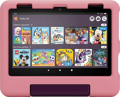 AMAZON Fire HD 8 Kids - Kinder Tablet 32 GB, 8 Zoll, mit Disney Princess Design für kreatives Lernen und Spielen