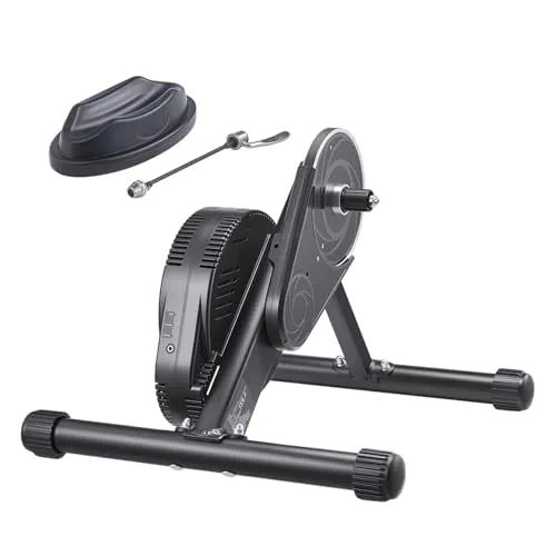 VEVOR Fahrrad Rollentrainer für 26-29 Zoll & 700C-Räder - Intelligenter Heimtrainer mit Bluetooth-Anschluss für optimale Trainingsüberwachung. Leiser Betrieb und stabiler Rahmen für ein effektives Indoor-Training, kompatibel mit verschiedenen Apps.