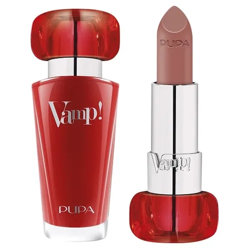 Pupa Milano Vamp! Extreme Colour Lipstick 206 - Lippenstift mit aufpolsterndem Effekt, sorgt für volle, definierte Lippen und bietet langanhaltenden Komfort. Frei von Parabenen und dermatologisch getestet.