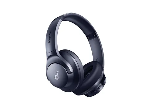 soundcore by Anker Q20i - Kabelloser Bluetooth Over-Ear-Kopfhörer mit ANC - Kopfhörer mit Hybrid Active Noise Cancelling für bis zu 90% Geräuschreduktion. Genieße 40 Stunden Spielzeit und Hi-Res Audio mit tiefem Bass, ideal für Musikliebhaber.