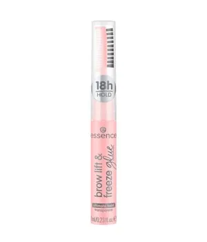 essence brow lift & freeze glue 18H hold Augenbrauengel 7 ml - Clear Control - Erziele den perfekten Laminated-Look mit dem essence brow lift & freeze glue! Dank wachsartiger Textur und 3-in-1-Applikator bleiben deine Brauen bis zu 18 Stunden perfekt geformt und fixiert.
