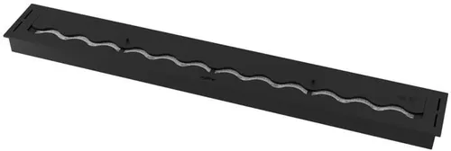 INfire Bioethanol Einbaubrenner Wave 1500, 1500x200x75mm, schwarz (Palnik Black Burner 1500)