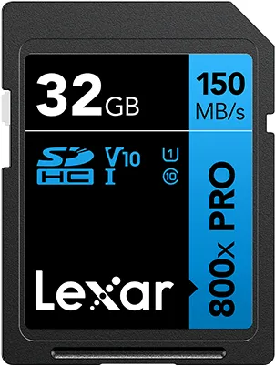 Lexar MEMORY SDHC 32GB UHS-I - Hochgeschwindigkeits-SD-Karte mit 32 GB Kapazität, ideal für die Speicherung von Fotos und Videos. Robuste Bauweise für zuverlässige Leistung im Alltag.
