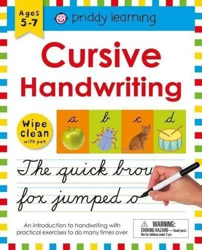 Roger Priddy Wipe Cl Cursive Handwriting (Wipe Clean (Spiral Bound) (US IMPORT)