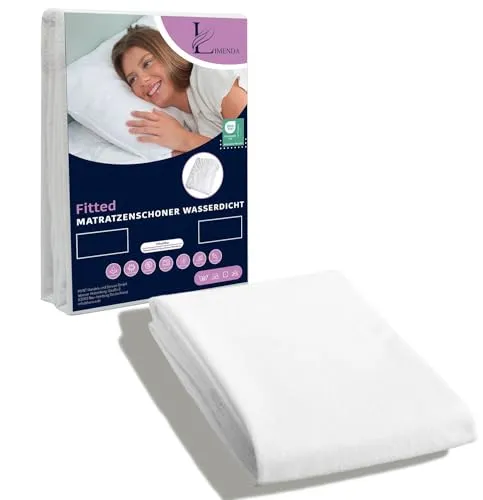 Limenda Matratzenschoner 70x140 baby wasserdicht (Rundum-Gummizug) - Inkontinenzunterlage waschbar, wasserdichte Matratzenauflage, Matratzenschoner, Nässeschutz 70x140, Matratzenbezug, Matratzenschutz