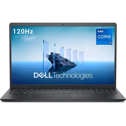 Dell Laptop 15 DC15250 - 15,6 Zoll i7, 16GB RAM, 512GB SSD - Leistungsstarker Laptop mit 15,6' Full HD-Display und 120Hz Bildwiederholfrequenz. Ideal für Multitasking und produktives Arbeiten dank Intel Core i7 und 16GB RAM.