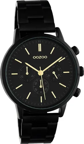 Oozoo Edelstahl Damen Uhr C10564 Quarzuhr Armband schwarz Timepieces D2UOC10564