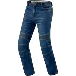 MUGENRACE Damen Motorrad Jeans – Größe 34 - Hochwertige Motorrad Jeans aus robustem Denim mit verstärkten Aramid-Stretcheinsätzen im Gesäßbereich. Ideal für sicheren und stilvollen Fahrkomfort.