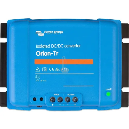 Victron Energy DC/DC Wandler Orion-Tr 48/24 12 A (280 W) - Effizienter isolierter DC/DC Wandler für Solarenergie-Zubehör, ideal für die Umwandlung von 48V auf 24V mit einer Leistung von 280 W und max. 12 A.
