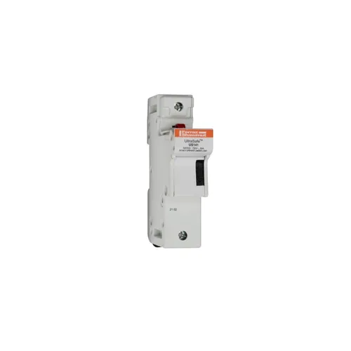 Mersen Sicherungshalter US141 IP20 - Leistungsschalter für 14x51 mm Sicherungen, ideal für sichere Stromverteilung mit hoher Nennspannung von 750 V und robustem Design.