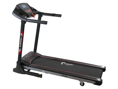 Christopeit Sport Laufband TM 500S - Laufband mit schwingungsgedämpfter Lauffläche, klappbar und ideal für Kraft- und Ausdauertraining zu Hause. 9 Trainingsprogramme für individuelles Training.
