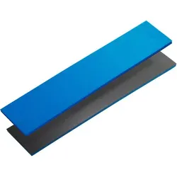 MAGPAD magnetische Schneidschutzleisten, 380 x 76 x 8 mm, hellblau 2er Set - Effektive Schneidschutzleisten aus EVA-Schaum für Stapelschneidemaschinen. Schützen empfindliche Materialien und sorgen für gleichmäßige Schnitte. Ideal für präzise Ergebnisse in der Stanz- und Prägeverarbeitung.