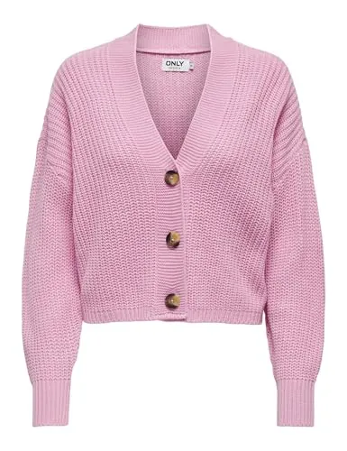 ONLY Strickjacke ONLCAROL NICE L/S CARDIGAN KNT NOOS - Moderne Strickjacke von ONLY mit V-Ausschnitt und langen Ärmeln. Hüftlang und bequem für jeden Anlass, ideal kombinierbar für lässige oder schicke Outfits.