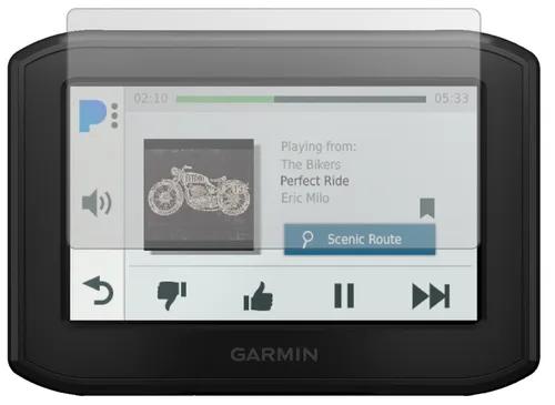 2x Schutzfolie für Garmin zumo 396 LMT Display Folie matt Displayschutzfolie