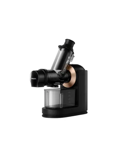 Philips Viva Collection Entsafter - 150 W Entsafter in elegantem Schwarz/Gold, ideal für frische Säfte und gesunde Ernährung zu Hause.