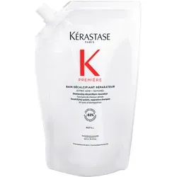 Kérastase Première Shampoo - Nachfüllpack für geschädigtes Haar 500 ml - Reparierendes Shampoo für geschädigtes Haar, das überschüssiges Kalzium reduziert und die Haarstruktur von innen heraus stärkt.