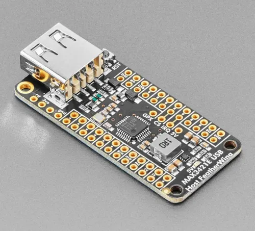 Adafruit USB Host FeatherWing, MAX3421E, unterstützt TinyUSB, 1A Booster, SPI & IRQ, 5V