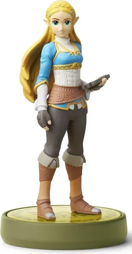 Nintendo Amiibo Zelda Feldforschung - Interaktive Actionfigur - Actionfigur aus The Legend of Zelda: Breath of the Wild, interagiert mit Nintendo Switch und Wii U für überraschende Spielmodi und Charakteranpassungen.
