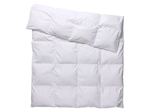 LIVARNO® Luxus-Daunendecke 155 x 220 cm - Kuschelige Premium-Daunendecke mit DOWNPASS-zertifizierten Daunen für natürlichen Schlafkomfort. Hautsympathische Baumwollhülle und optimale Wärmeisolation für angenehme Nächte.