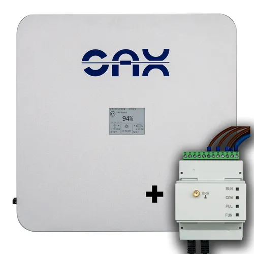 SAX power HOME Heimspeicher 1-6-5-230 - 5,8kWh Solarspeicher - Powerstations mit Bluetooth-Modul und LCD-Bildschirm, ideal für nachhaltige Stromspeicherung in Ihrem Zuhause.
