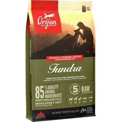 ORIJEN Tundra Dog 11,4kg - Hochwertiges, fleischreiches Hundefutter mit Obst und Gemüse, ideal für gesunde Ernährung und Rabatt für Stammkunden 3%