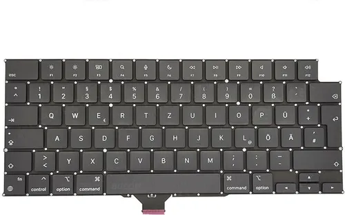 Deutsche Tastatur für Apple MacBook Pro M1 2021 - Tastatur für MacBook Pro 14" und 16" M1 2021, kompatibel und ohne Backlight, ideal für ein reibungsloses Tipp-Erlebnis.