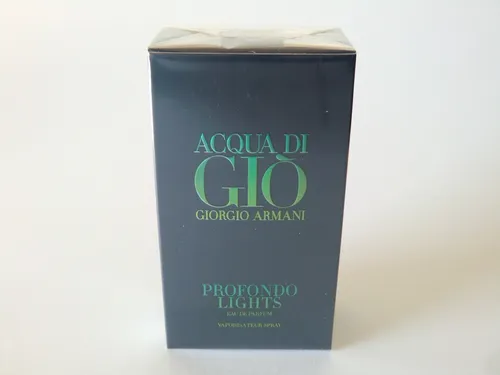 Giorgio Armani Acqua Di Gio Profondo Lights EDP 75ml - Herrenduft für besondere Anlässe - Eau de Parfum für Herren, 75 ml in eleganter Verpackung, bietet einen frischen, maritimen Duft, ideal für den modernen Mann.