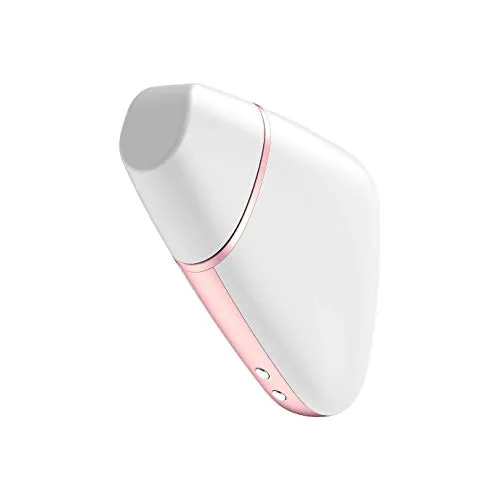 Klitoris-Sauger Satisfyer Love Triangle Connect App, Vibrator für Sie zur Intim-Stimulation, Druckwellen Auflege-Vibrator mit App, Sexspielzeug für Frauen wiederaufladbar 9 cm