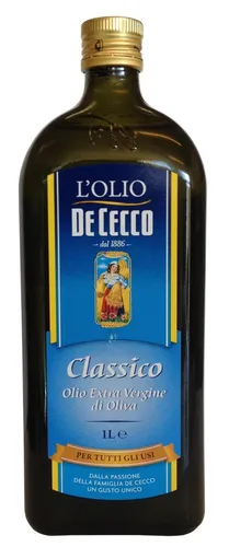 De Cecco Classico Natives Olivenöl Extra 1 Lt - Hochwertiges italienisches Olivenöl, ideal für Salate und mediterrane Gerichte, mit intensivem Geschmack und reich an Antioxidantien.