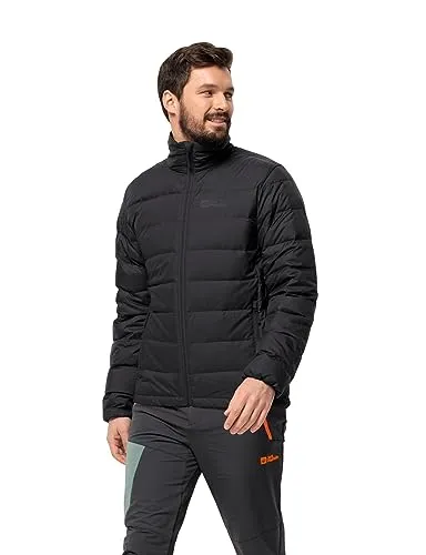 Daunenjacke JACK WOLFSKIN ATHER DOWN JKT M - Funktionsjacke für Herren, ideal für kalte Wintertage, gefüllt mit 700er-Naturdaunen für optimale Wärme und gefertigt aus recyceltem Material, wasserabweisend und winddicht.