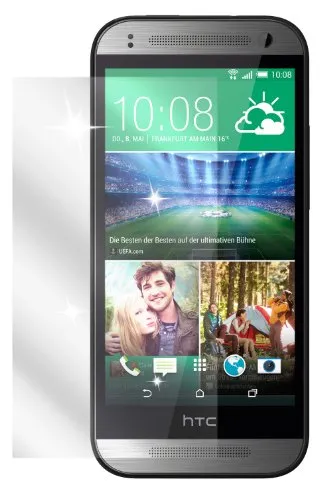 dipos I 2X Schutzfolie klar kompatibel mit HTC One Mini 2 Folie Displayschutzfolie