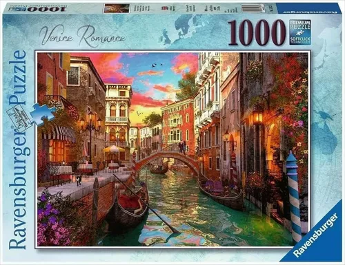 Ravensburger Puzzle Romantisches Venedig - 1000 Teile, ideal für kreative Entspannung ab 12 Jahren