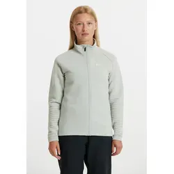 Skijacke SOS "Muju", Damen, Gr. XL, grau, 75% Polyester, 22% Viskose, 3% Elasthan, unifarben, casual, normal, hoch geschlossener Ausschnitt, Langarm, Jacken, mit durchgehendem Reißverschluss