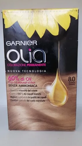 Garnier Olia Färbung Dauer Ohne Ommoniaca 60% Oli n°8.0 Blond Klar