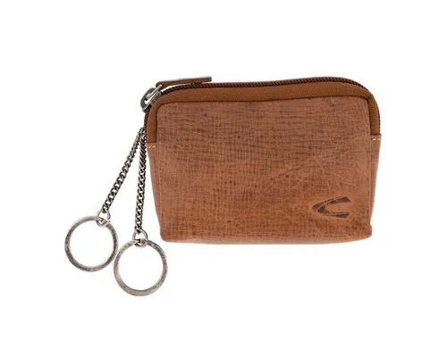 camel active Schlüsseltasche Salo aus echtem Leder, cognac - Praktische Schlüsseltasche aus hochwertigem Leder, mit Reißverschluss und zwei Schlüsselringen. Ideal für die sichere Aufbewahrung Ihrer Schlüssel.