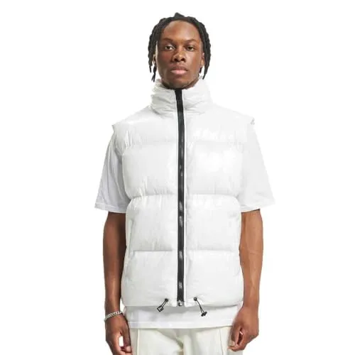 DEF Jerseyweste DEF Herren DEF Shiny Puffer vest (1-tlg) weiß XXL
