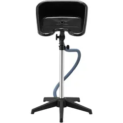VEVOR Friseur Waschbecken - verstellbar 89-126cm - Haarschneider: Stabil und komfortabel, mit einfacher Entwässerung und leichtem Design für müheloses Bewegen und Reinigen.