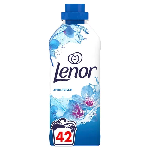 Lenor Weichspüler Aprilfrisch 882 ml - Erleben Sie mit Lenor Weichspüler Aprilfrisch eine langanhaltende Frische für Ihre Wäsche. Ideal für Bunt- und Weißwäsche, sorgt er für himmlische Weichheit und ein müheloses Bügeln. Hergestellt aus 100 % Altplastik.