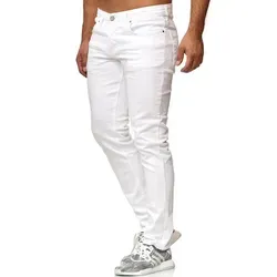 Tazzio Herren Slim Fit Stretch Jeanshose 16533 in Weiß - Moderne Slim Fit Jeans aus hochwertigem Stretch-Denim für optimalen Tragekomfort. Ideal kombinierbar für jeden Anlass und in verschiedenen Farben erhältlich.