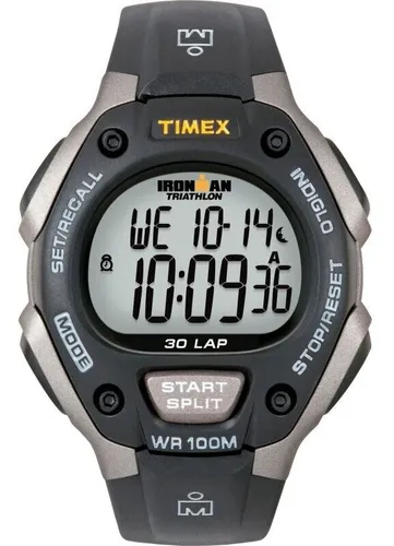 ORIGINAL TIMEX Uhren 30 Lap Full Unisex - T5E901 - Armbanduhren mit Stoppuhr-Funktion und 30 Runden-Speicher, ideal für Sportler und Fitness-Enthusiasten.