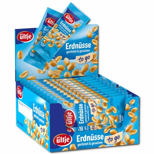 Ültje Erdnüsse gesalzen 50g - Nüsse & Nussmischungen, perfekt für den Snack zwischendurch mit intensivem Geschmack und knuspriger Textur.