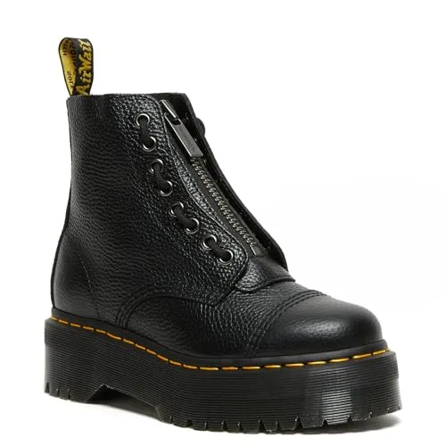 Dr. Martens Unisex Kinder Bovver Boots, Schwarz, 43 EU - Wanderschuhe aus hochwertigem Glattleder, robust und ideal für Abenteuer im Freien.