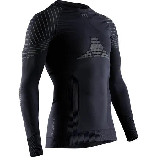 X-Bionic Invent 4.0 Langärmliges Kompressions-Jersey-T-Shirt Gr. XL - Herren Hemden & T-Shirts, ideal für Angler, bietet hervorragende Kompression für mehr Leistung und Komfort beim Fischen.