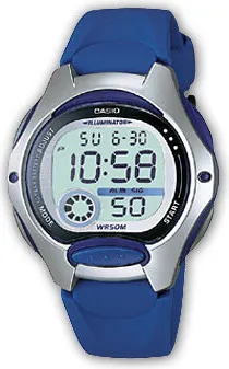 Casio Kinderuhr Palmera Blau One Size - Digitaluhr für Kinder mit Quarzwerk, wasserdicht bis 5 ATM und LED-Beleuchtung – ideal für aktive Kids!