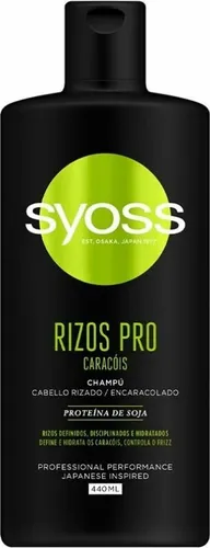 Syoss Shampoo Rizos Pro Definition And Hydration Wavy Or Curly Hair 440ml