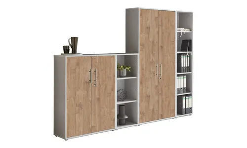 moebel-dich-auf Aktenschrank OFFICE EDITION (Set 4, abschließbar, Metallgriffen) Made in Germany