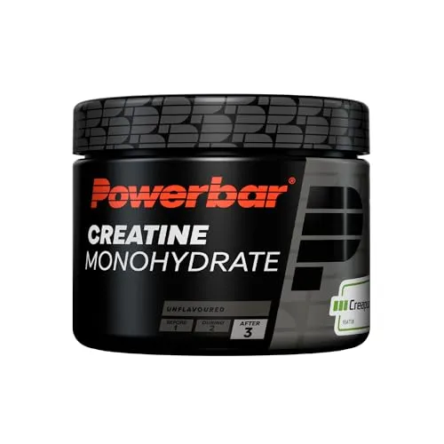Powerbar Black Line Creatine Monohydrate 300g - Aminosäure Kreatin, hochwertiges Creatin von Creapure für optimale Leistung bei intensivem Training, unterstützt Ihre Fitnessziele mit 88 Portionen pro Dose.