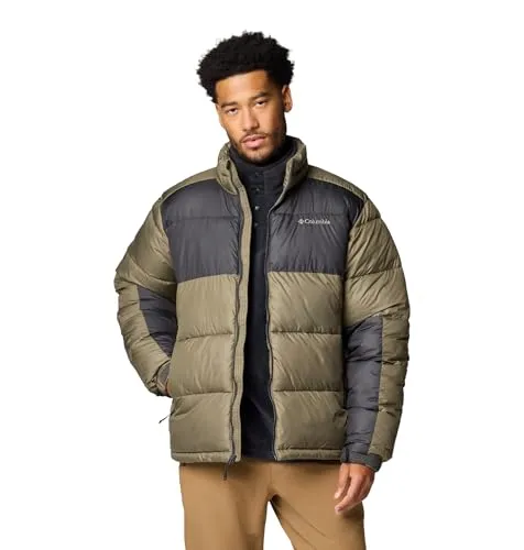 Columbia Gefütterte Herrenjacke, Pike Lake - Outdoor Freizeitjacke für Herren, besonders warmhaltend durch Omni-Heat-Wärmetechnologie, wasserabweisend und ideal für kalte Wintertage sowie Outdoor-Aktivitäten.