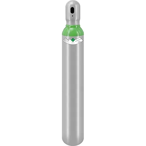 Gasflasche MIX Argon 82% + CO2 18% - 10 Liter für MIG/MAG Schweißen - Schweiß-Zubehör mit 10 l Inhalt, ideal für MIG/MAG Schweißen. Hohe Qualität und 10 Jahre nutzbar ohne Prüfung in der EU.